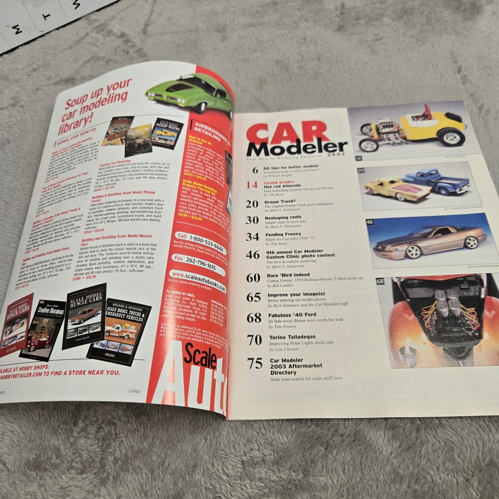 Car Modeler 2003 Special Issue Scale Auto Magazine Custom Model Car Tips Guide - Picture 3 of 7